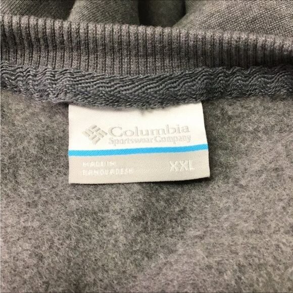 Columbia Mens Noe Valley III Crew Logo Sweatshirt, Gray, size XXL - Picture 4 of 7
